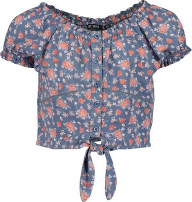 BLUE SEVEN Kinder Kurzarmbluse blau