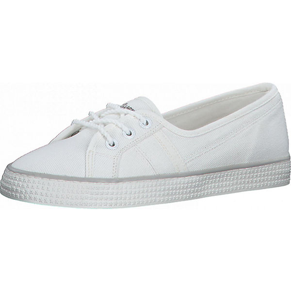Schuhe Sneakers Low s.Oliver Sneakers Low weiß