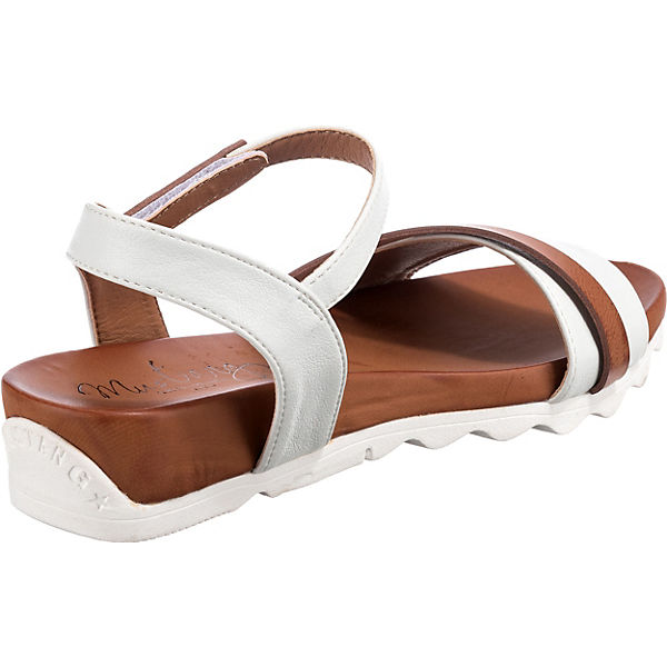 Schuhe Klassische Sandalen MUSTANG 1389-801-100 Klassische Sandalen weiß