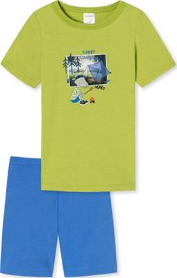 SCHIESSER Schlafanzug für Jungen lime