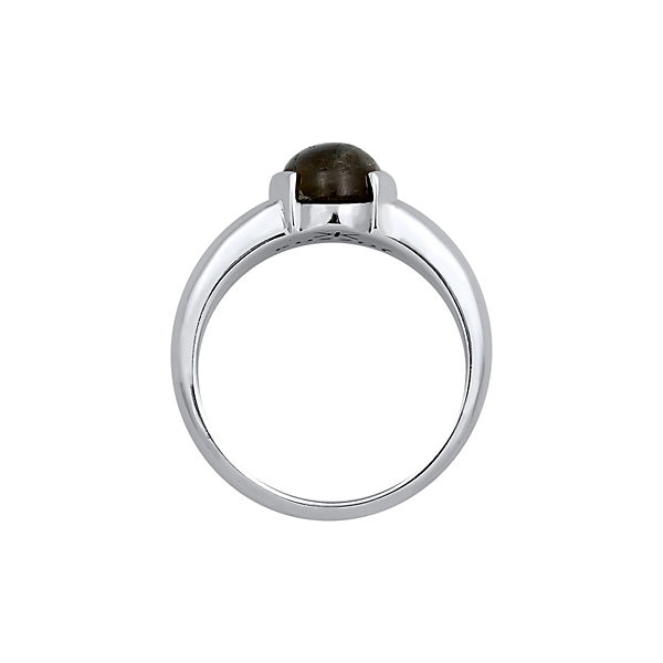 Accessoires Ringe Kuzzoi Kuzzoi Ring Herren Siegelring Labradorit 925 Silber Ringe silber