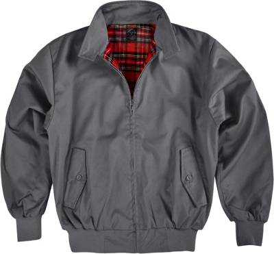 GEAR UP Herren Harrington Jacke Blousons anthrazit