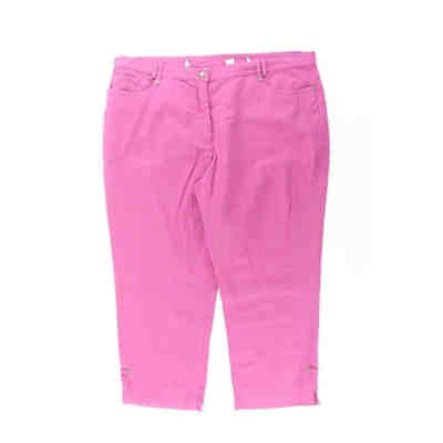 Second Hand - Gelco Five-Pocket-Hose pink aus Baumwolle Damen Gr. XXL