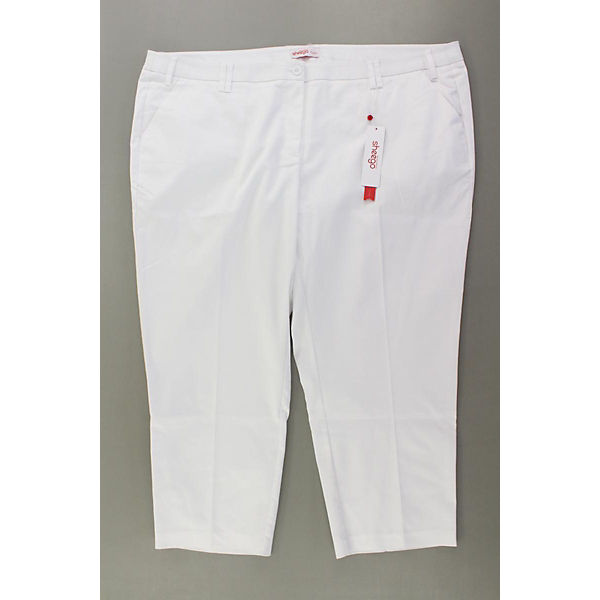 Second Hand -  Hose neu mit Etikett weiß aus Baumwolle Damen Gr. XXL