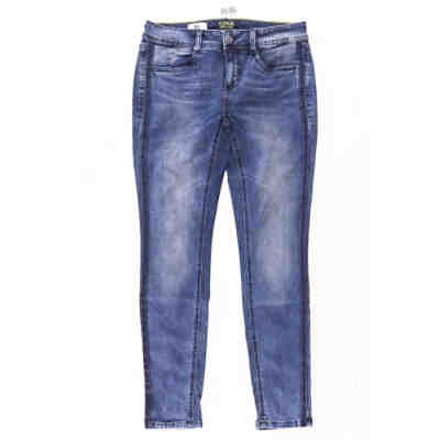 Second Hand -  Straight Jeans blau aus Baumwolle Damen Gr. XS