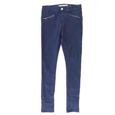 Second Hand -  Skinny Jeans blau aus Baumwolle Damen Gr. M