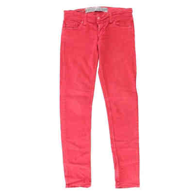 Second Hand - Skinny Jeans rot aus Baumwolle Damen Gr. S