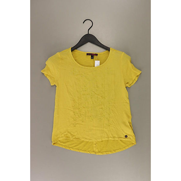 Second Hand - Tom Tailor (Denim) T-Shirt Kurzarm gelb aus Polyester Damen Gr. S