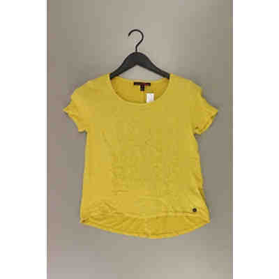 Second Hand - Tom Tailor (Denim) T-Shirt Kurzarm gelb aus Polyester Damen Gr. S
