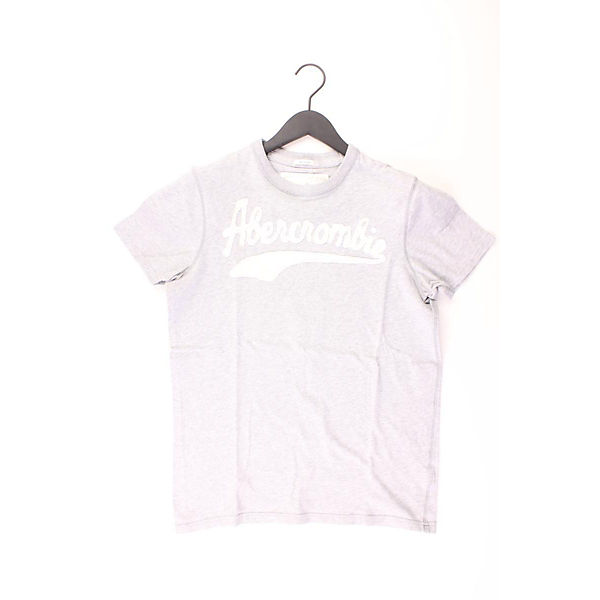 Second Hand - AbercrombieFitch T-Shirt Kurzarm grau aus Baumwolle Damen Gr. L