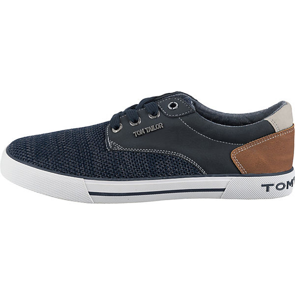 Schuhe Schnürschuhe TOM TAILOR Sneakers Low dunkelblau