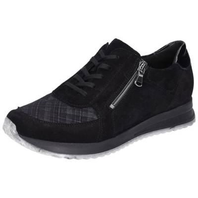 WALDLÄUFER Schnürhalbschuhe Schnürschuhe schwarz