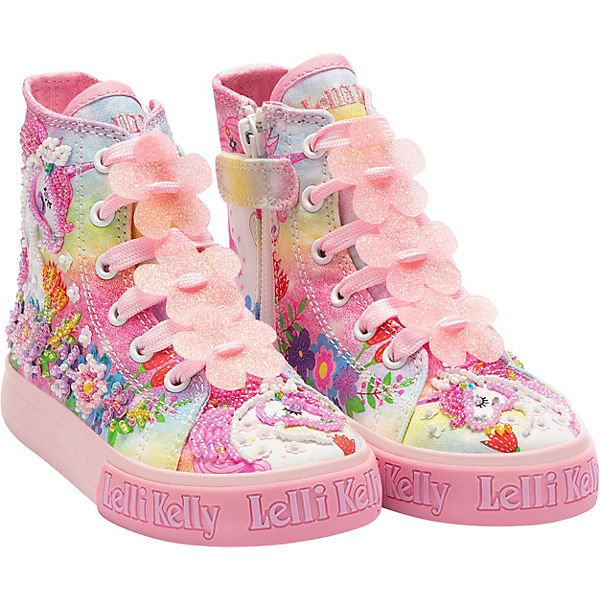 Schuhe Sneakers High Lelli Kelly Sneakers High UNICORN für Mädchen pink-kombi