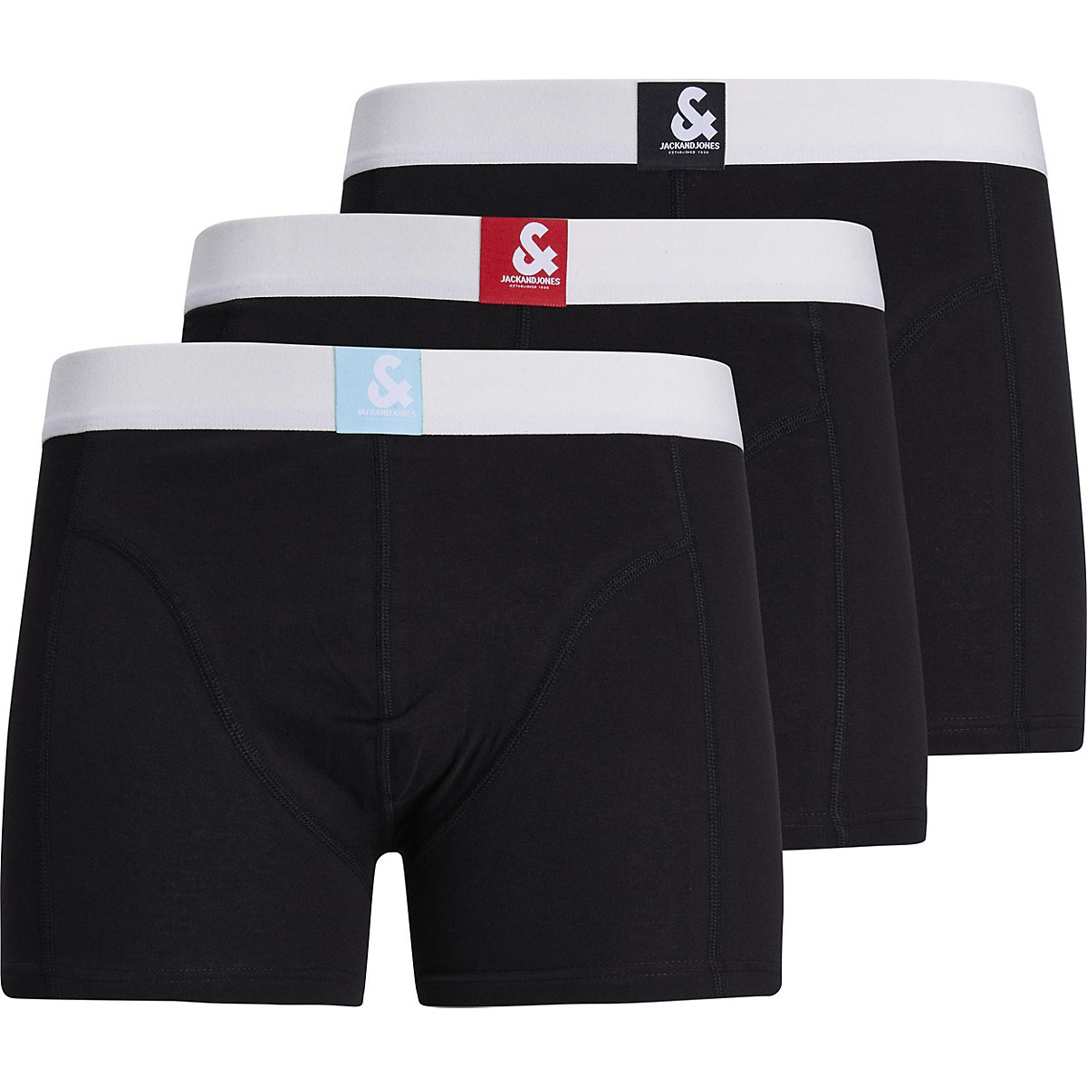 JACK & JONES Junior Kinder Boxershorts JACTHX 3er Pack schwarz JACK & JONES Junior Kinder Boxershorts JACTHX 3er Pack schwarz