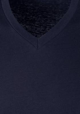 s.Oliver V-Shirt schwarz