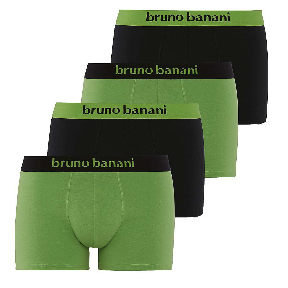 bruno banani Pants / Short 4er Pack Flowing Panties grün