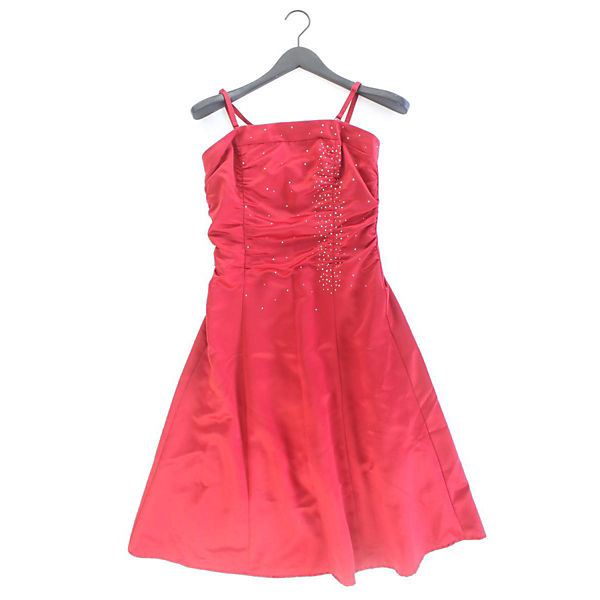 Second Hand - Abendkleid Träger rot aus Polyester W Gr. S