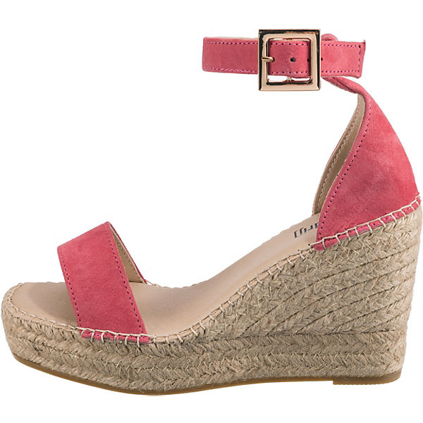 Schuhe Keilsandaletten espadrij Dijon Luxe Keilsandaletten pink/rosa