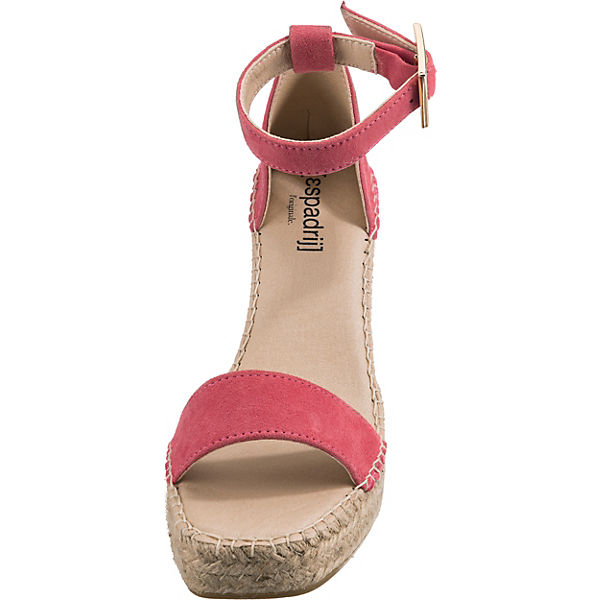 Schuhe Keilsandaletten espadrij Dijon Luxe Keilsandaletten pink/rosa