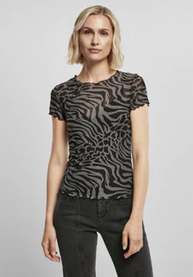 Urban Classics Shirt grau/schwarz