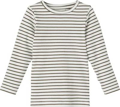 name it Kinder Langarmshirt NMNDAE Organic Cotton khaki