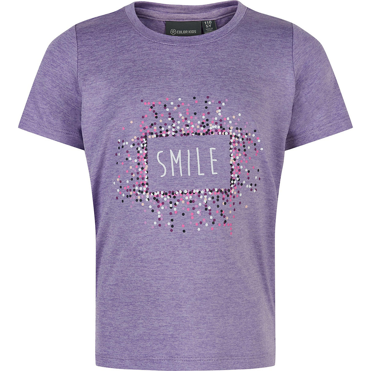 COLOR KIDS T-Shirt für Mädchen pflaume