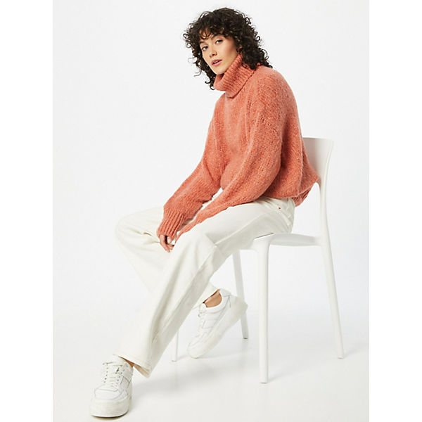 Bekleidung Pullover MORE & MORE pullover Pullover apricot