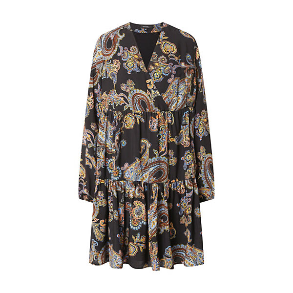 Bekleidung Freizeitkleider comma COMMA kleid Jerseykleider mehrfarbig Bekleidung Freizeitkleider comma COMMA kleid Jerseykleider mehrfarbig