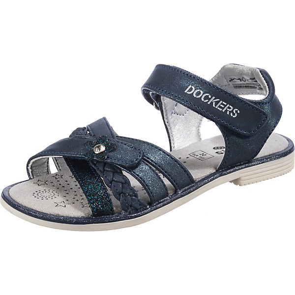 Schuhe Klassische Sandalen Dockers by Gerli Sandalen für Mädchen dunkelblau
