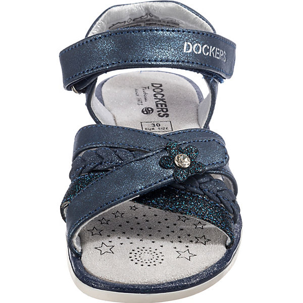 Schuhe Klassische Sandalen Dockers by Gerli Sandalen für Mädchen dunkelblau