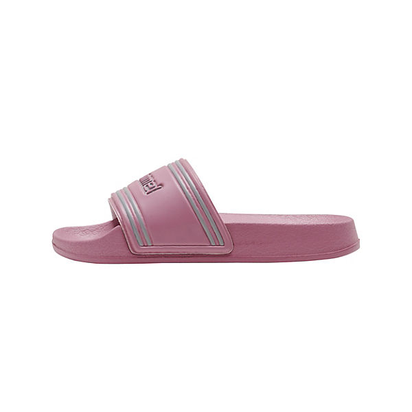 Schuhe Klassische Sandalen hummel POOL SLIDE JR Sandalen für Kinder rosa