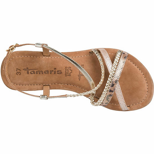 Schuhe Klassische Sandalen Tamaris Tamaris Sandale Klassische Sandalen gold