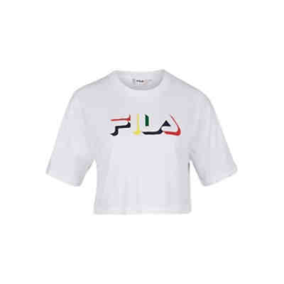 Damen T-Shirt BOITUVA - Cropped Tee, Crewneck, Rundhals, Kurzarm, Logo T-Shirts
