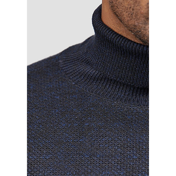 Bekleidung Pullover Max Men® Rollkragen Sweater Basic Longsleeve Design Strick Pullover pastellblau Bekleidung Pullover Max Men® Rollkragen Sweater Basic Longsleeve Design Strick Pullover pastellblau