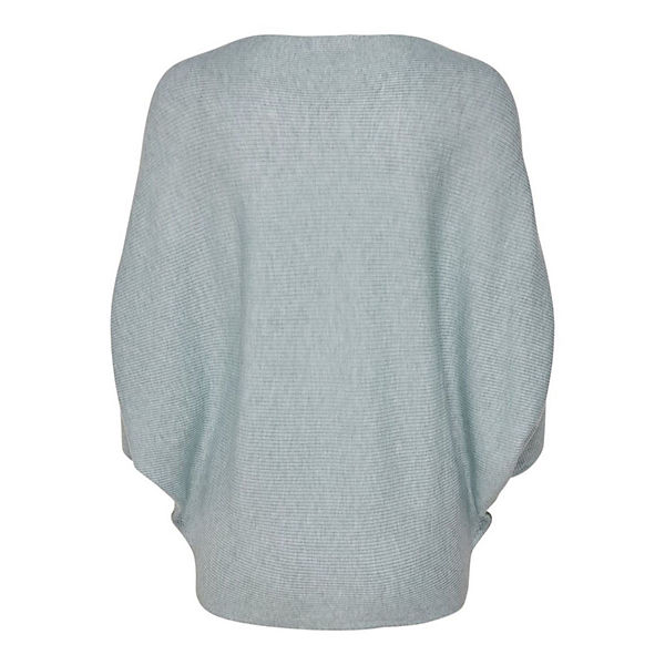 Bekleidung Pullover Jacqueline de Yong Pullover Feinstrick Sweatshirt JDYNEW BEHAVE BATSLEEVE Sweater balticblau