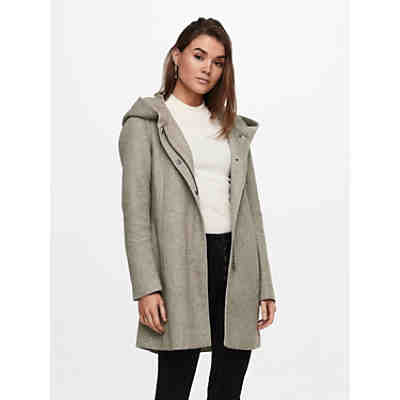 Langer Mantel ONLSEDONA Coat Strick Jacke mit Großer Kapuze