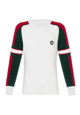 CIPO & BAXX® Cipo & Baxx Strickpullover weiß