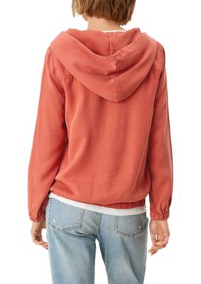 s.Oliver Blouson mit Kapuze Langarmblusen orange