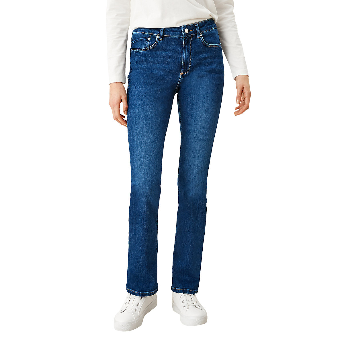 s.Oliver Slim: Jeans mit Waschung Jeanshosen blau