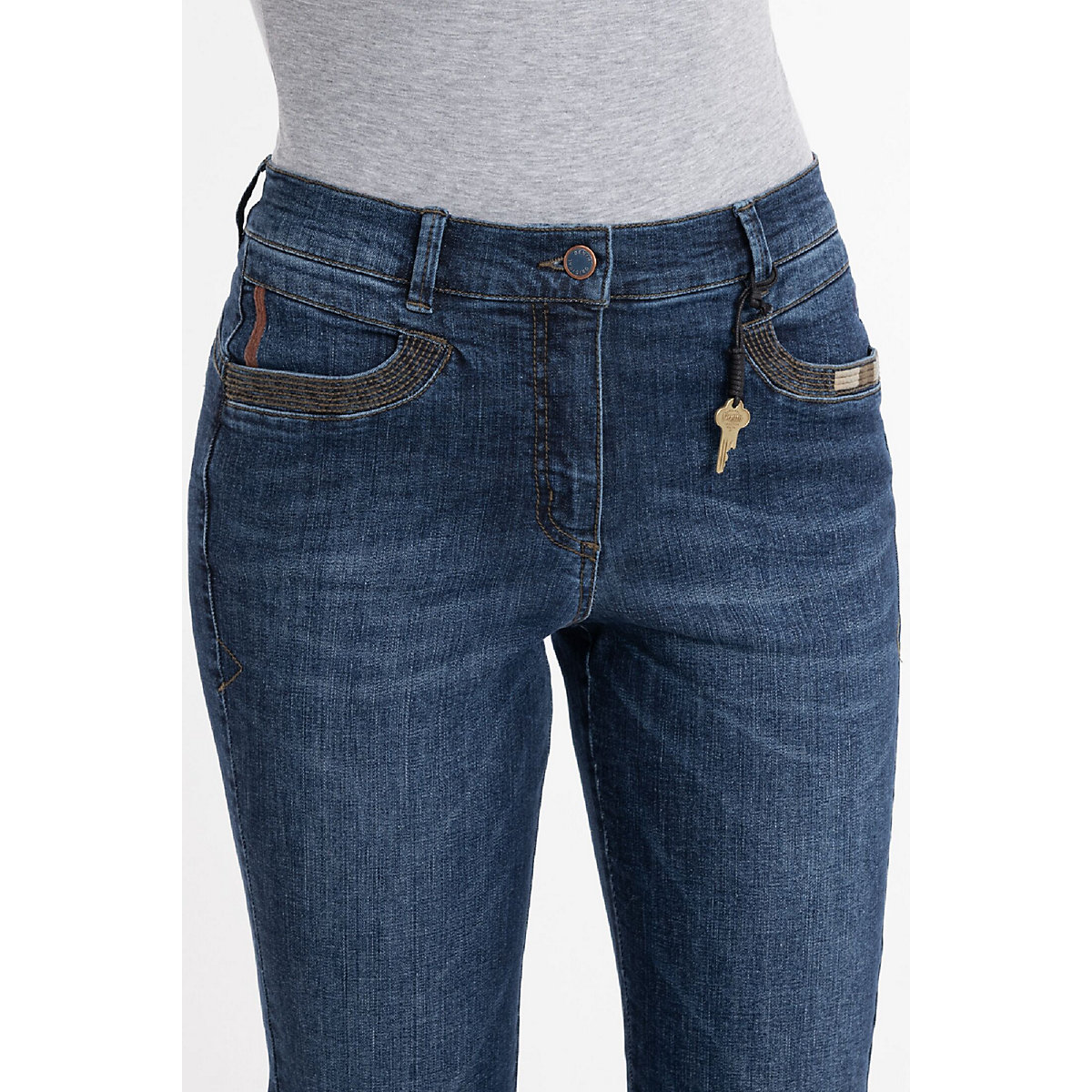 RECOVER pants Slim-Jeans ALEXA blue denim OY6984