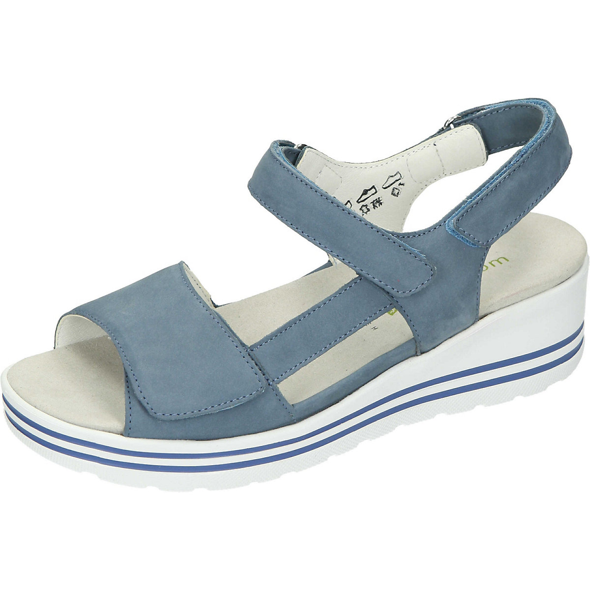 WALDLÄUFER Sandalen Klassische Sandaletten blau