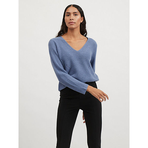 Bekleidung Pullover VILA pullover Pullover blau