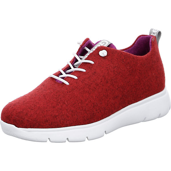 Schuhe Sneakers Low Ganter Gisi Schnürer Sneakers Low rot