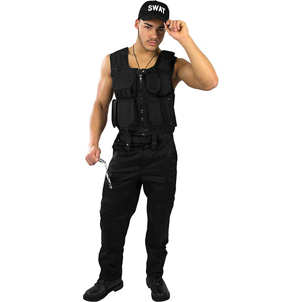 SWAT/Police/Security Karneval Kostüm Erwachsenenkostüme