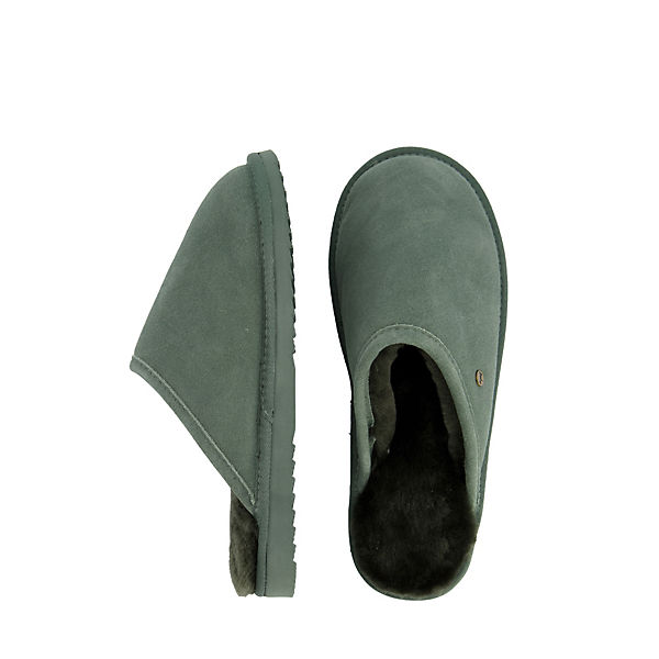 Schuhe Geschlossene Hausschuhe Warmbat Hausschuhe Classic Hausschuhe dunkelgrün