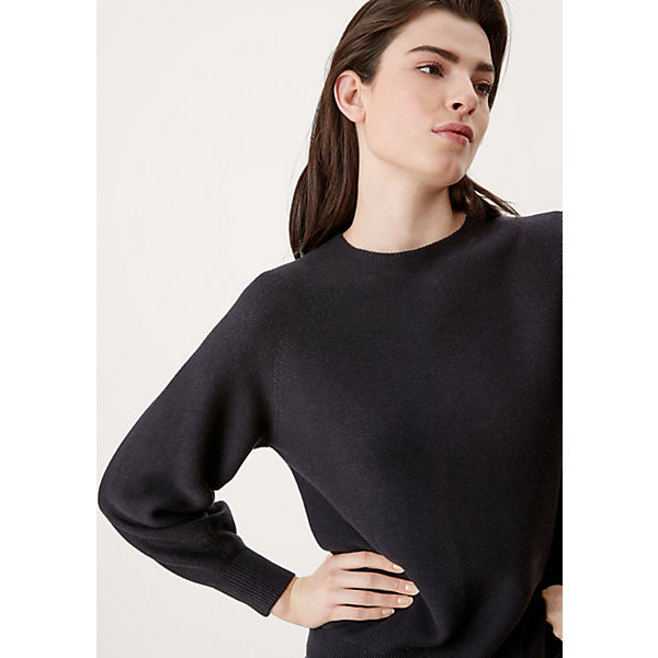Bekleidung Pullover s.Oliver Strickpullover aus Viskosemix Pullover schwarz Bekleidung Pullover s.Oliver Strickpullover aus Viskosemix Pullover schwarz