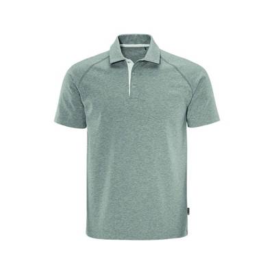 schneider sportswear Knopfleisten T-Shirt grau