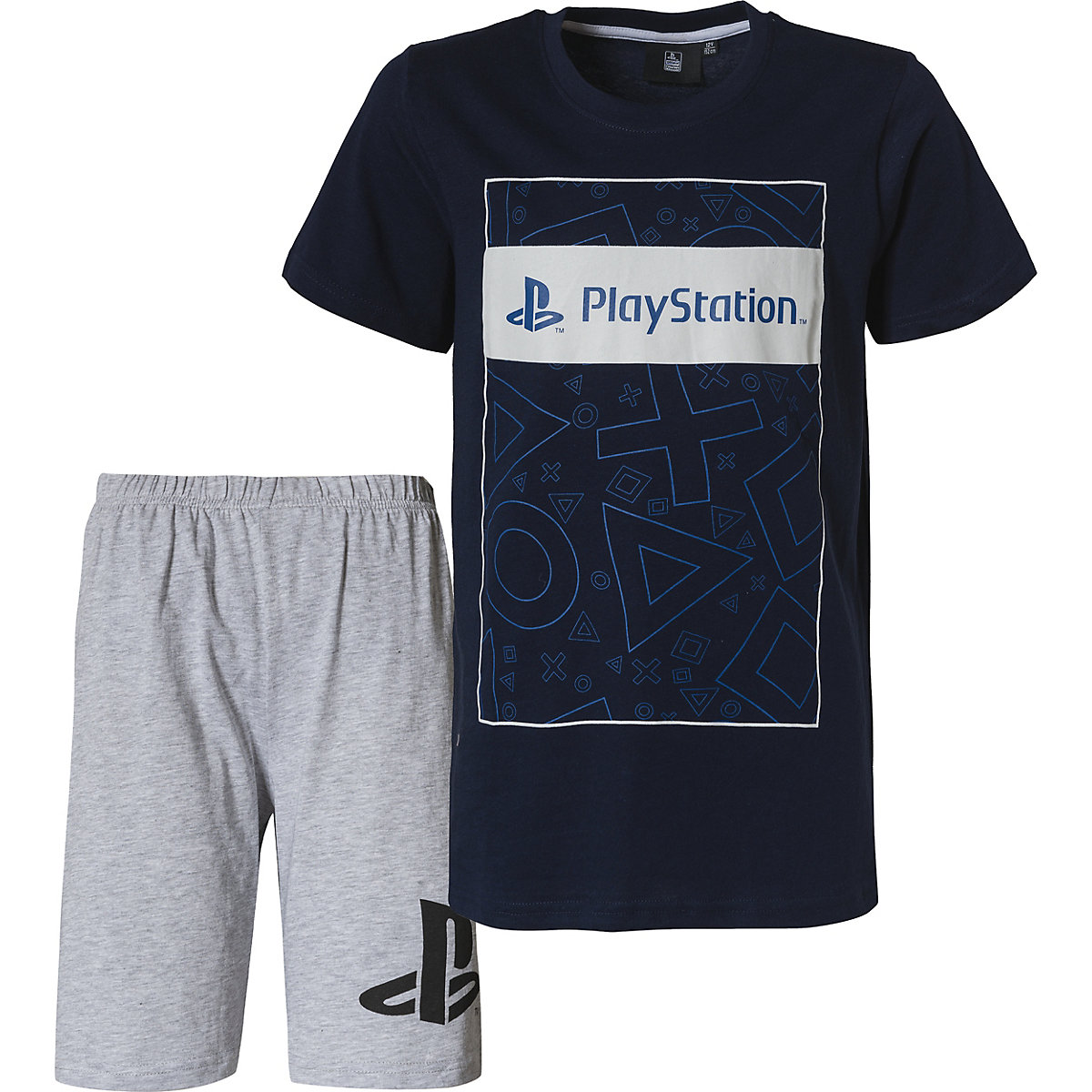 PlayStation PlayStation Schlafanzug für Jungen dunkelblau