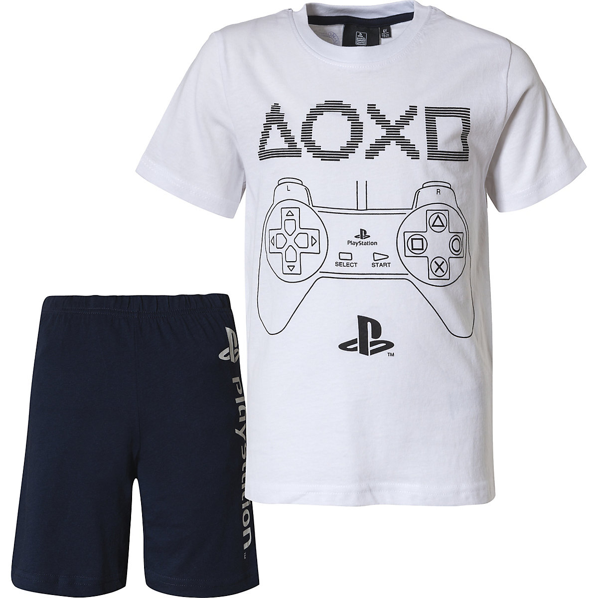 PlayStation PlayStation Schlafanzug für Jungen weiß