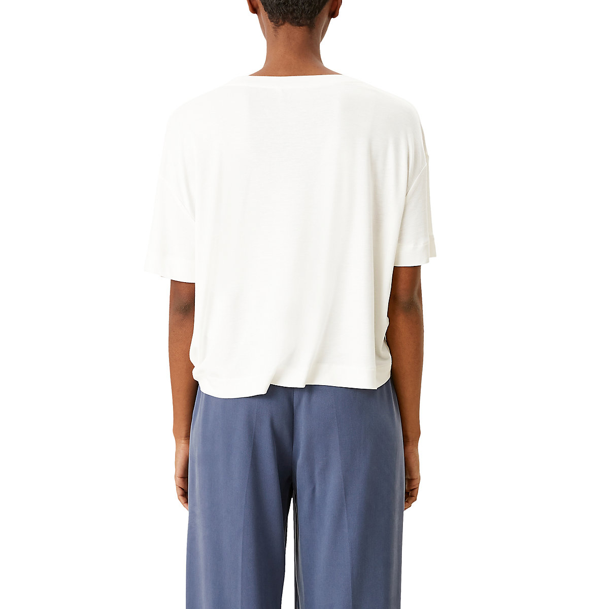 s.Oliver BLACK LABEL Jerseyshirt mit Blusenfront T-Shirts creme